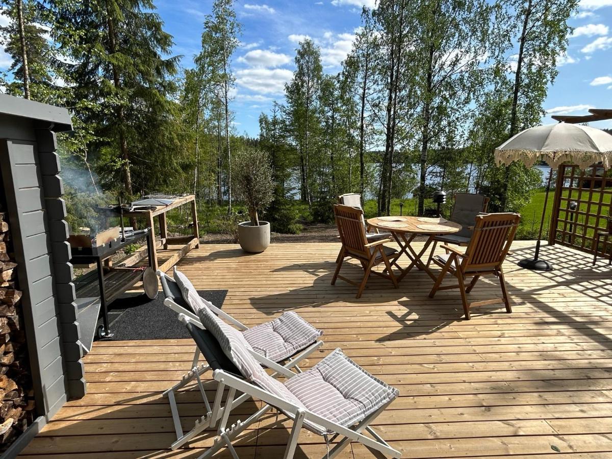 Sauna Cabin In The Heart Of Nuuksio National Park - Moekki Nuuksiossa Эспоо Экстерьер фото