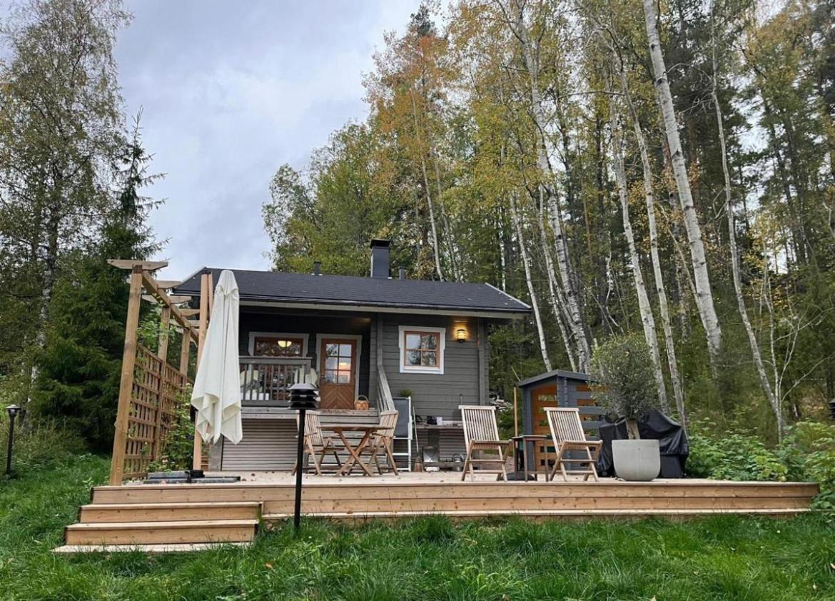 Sauna Cabin In The Heart Of Nuuksio National Park - Moekki Nuuksiossa Эспоо Экстерьер фото