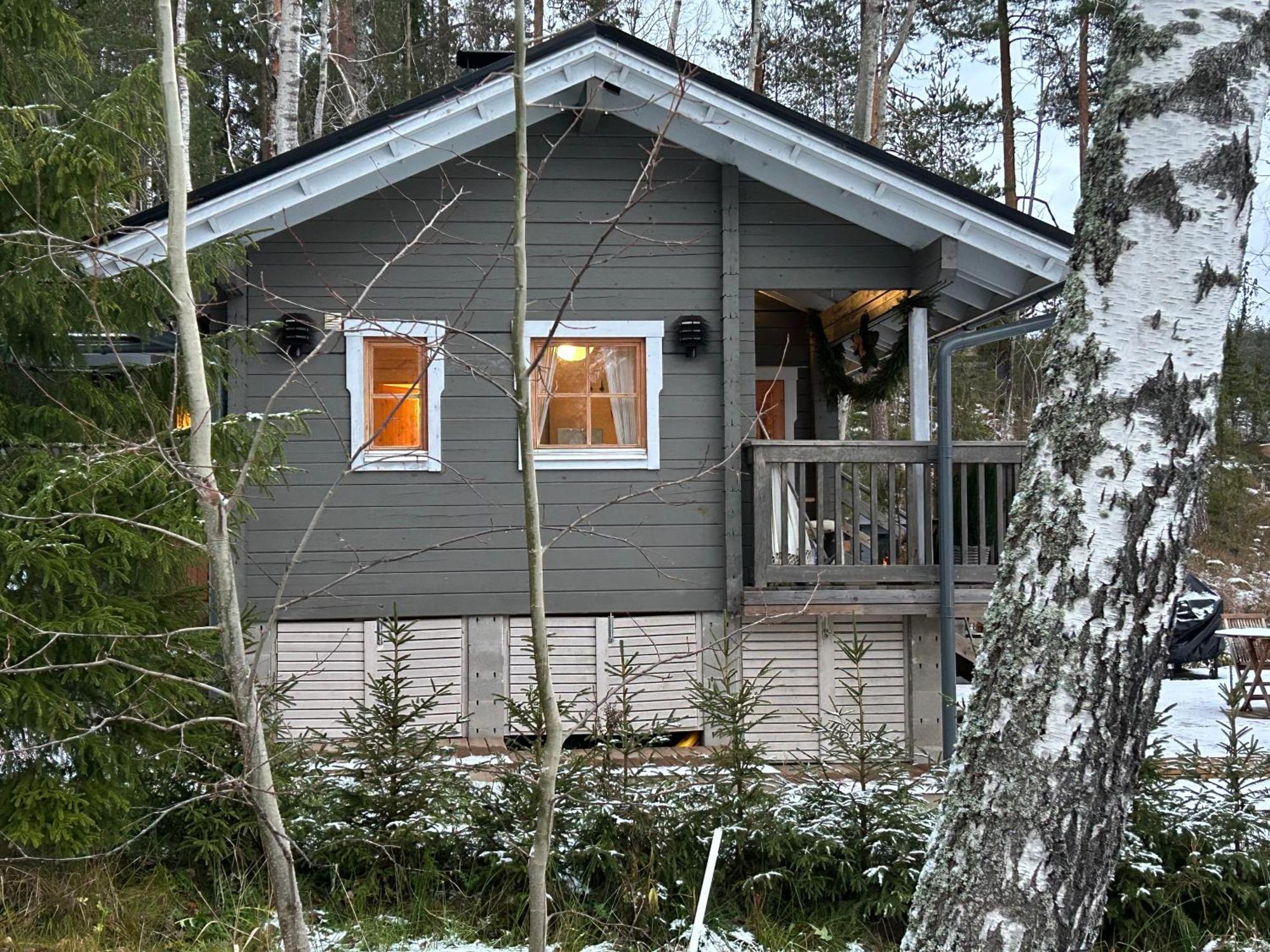 Sauna Cabin In The Heart Of Nuuksio National Park - Moekki Nuuksiossa Эспоо Экстерьер фото