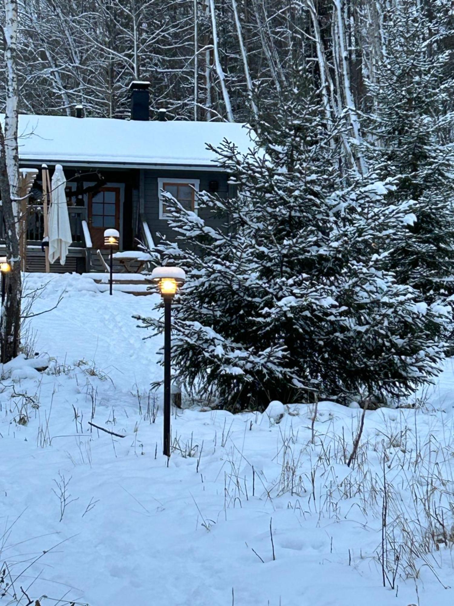 Sauna Cabin In The Heart Of Nuuksio National Park - Moekki Nuuksiossa Эспоо Экстерьер фото